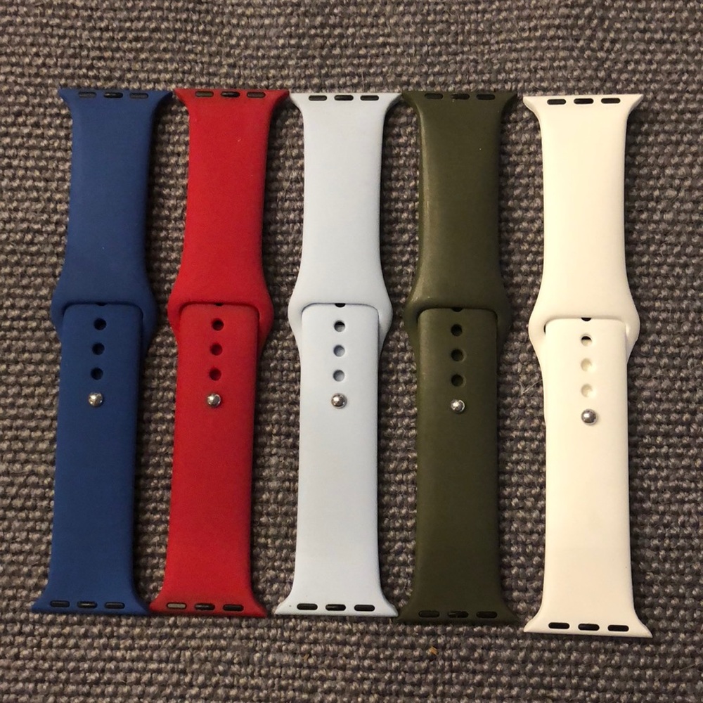 Lot of 5 Apple Watch Bands M/L 38Mm